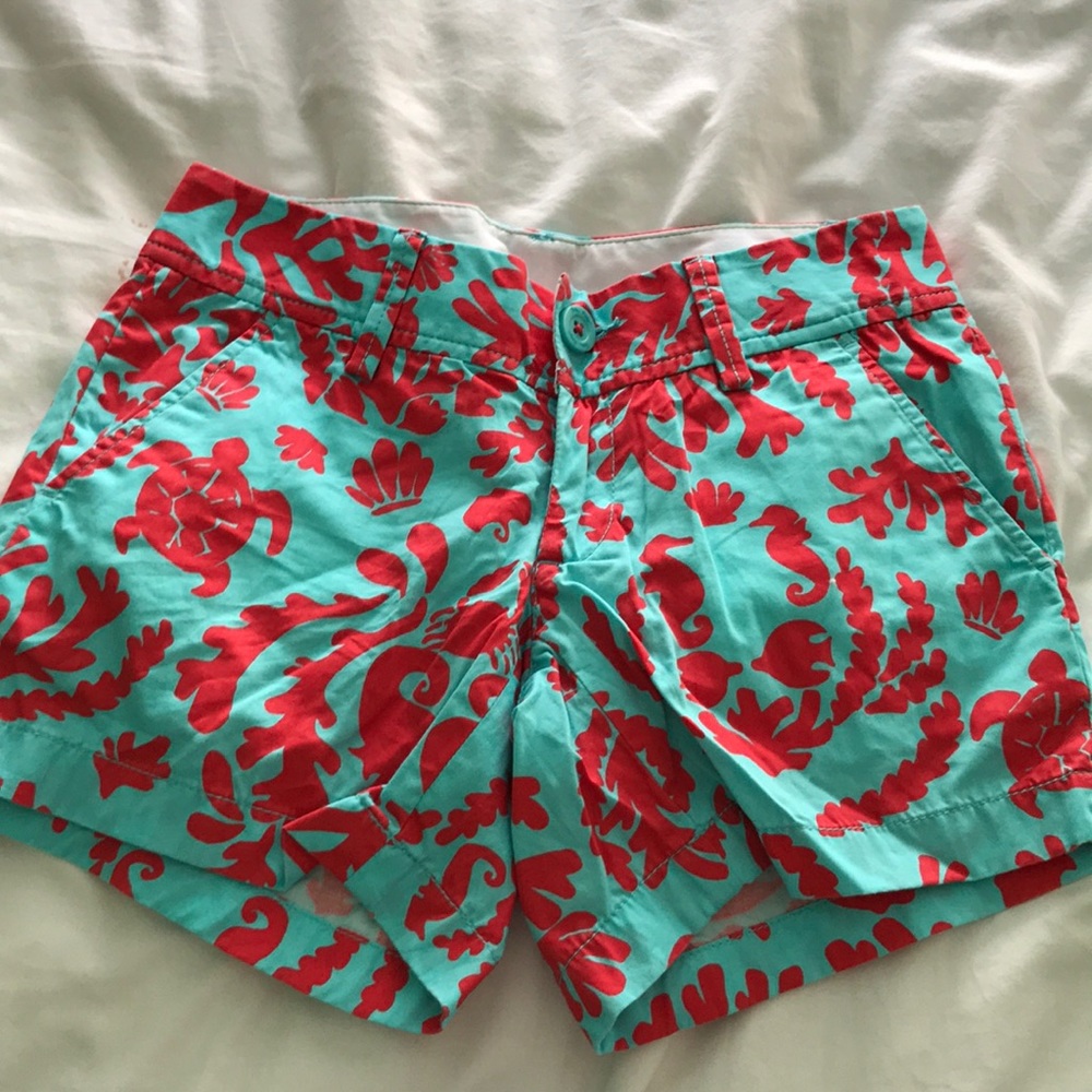Lilly Pulitzer shorts.